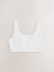 White Scoop Crop Top (5-16yrs) - Image 3 of 7