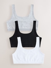 Monochrome Scoop Crop Top (5-16yrs) - Image 1 of 7