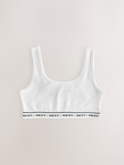 Black/White Crop Tops 3 Pack (5-16yrs) - Image 4 of 7