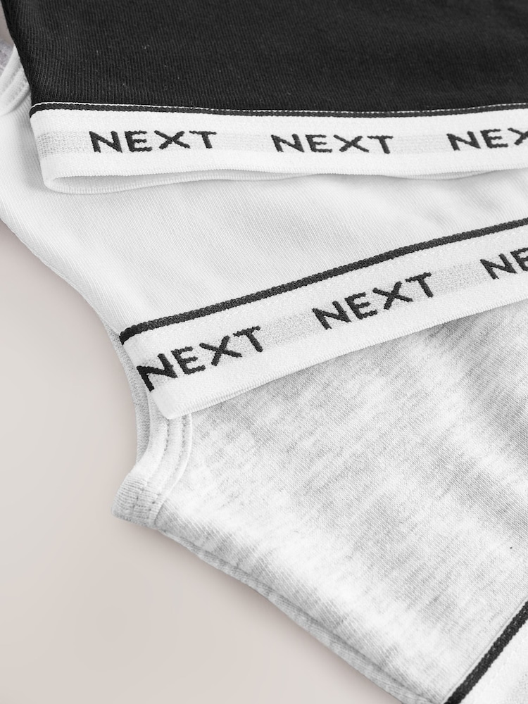 Black/White Crop Tops 3 Pack (5-16yrs) - Image 7 of 7
