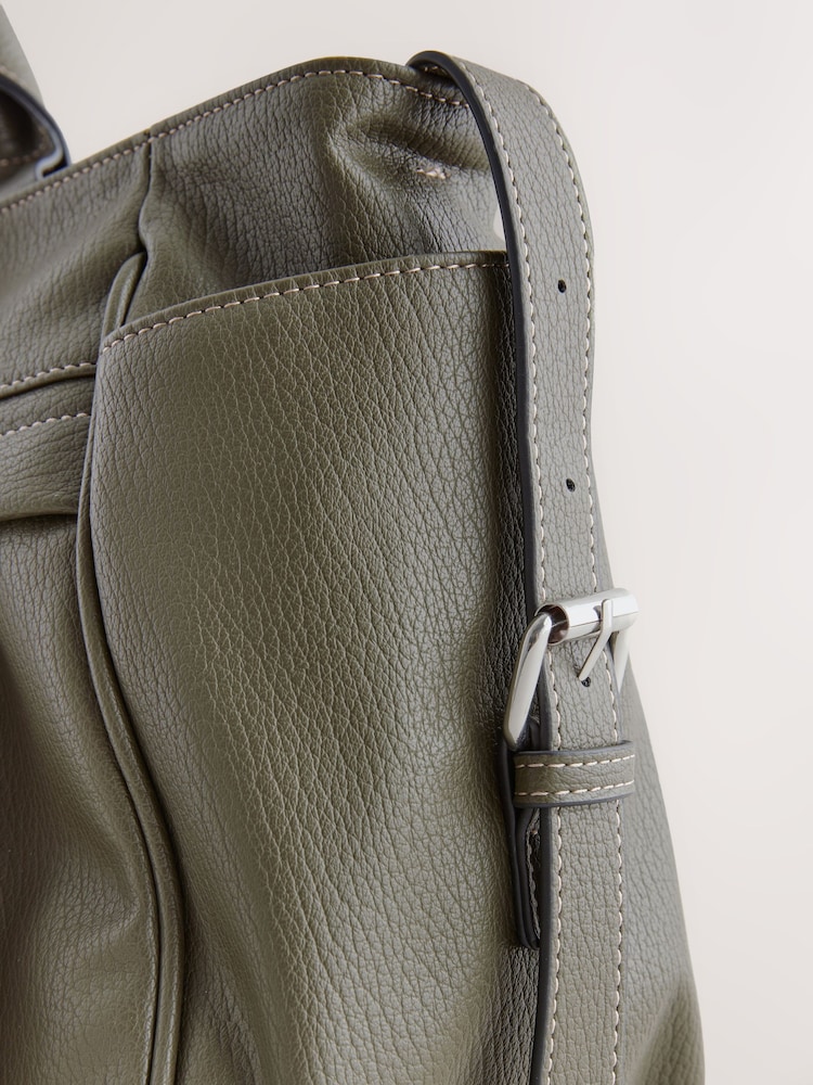 Kaki - Casual Zip Grab Bag - Bild 11 av 11