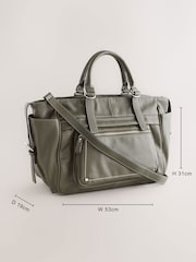 Kaki - Casual Zip Grab Bag - Bild 6 av 11