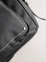 Black Casual Zip Grab Bag - Image 13 of 15