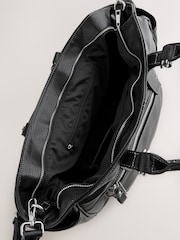 Black Casual Zip Grab Bag - Image 14 of 15