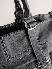 Black Casual Zip Grab Bag - Image 9 of 15