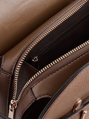 Taupe Brown Large Tote Bag - Image 14 of 14