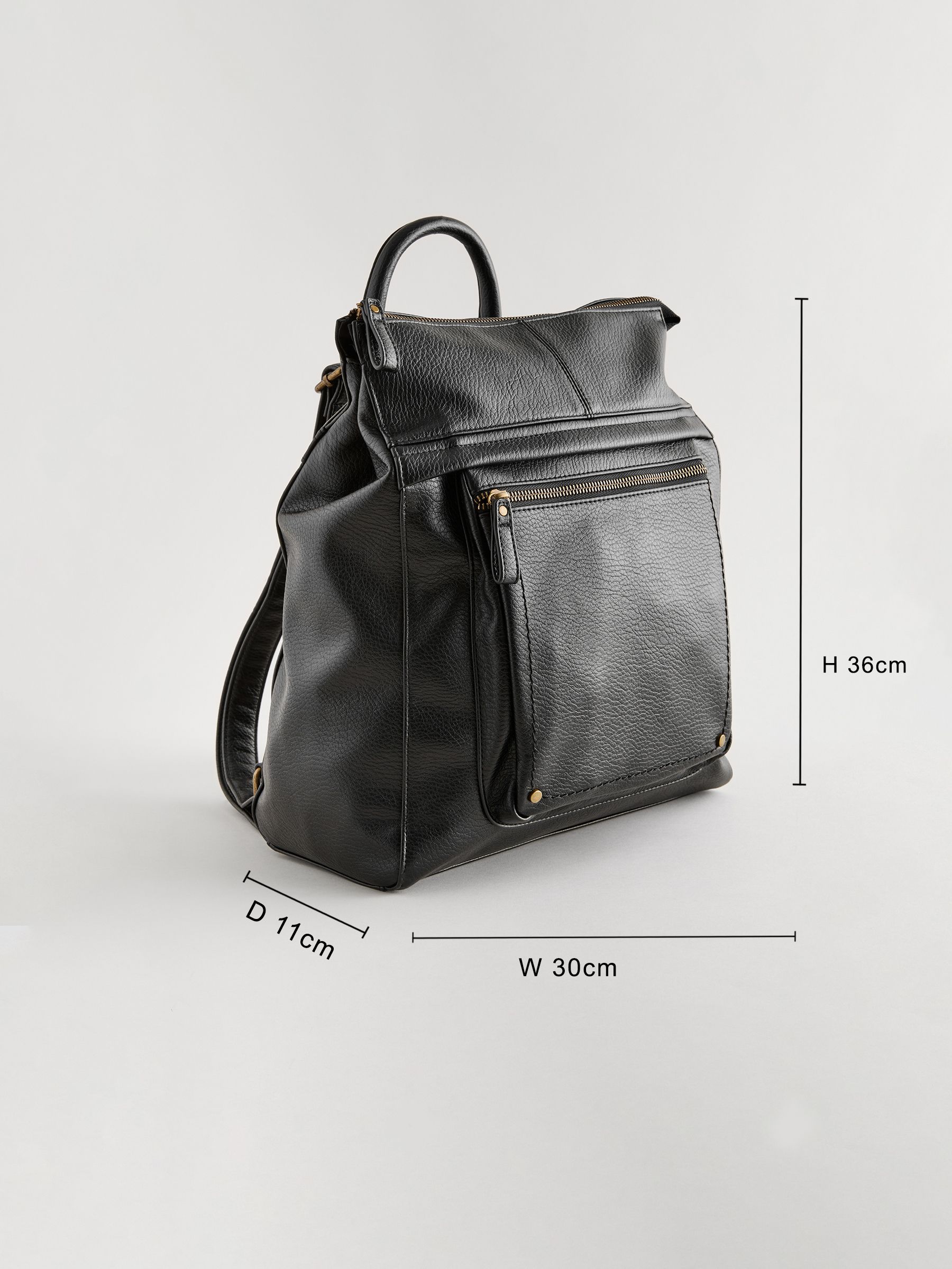Buy Black Messenger Style Backpack from Next Poland