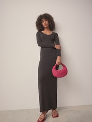 Pink Suede Mini Hand Held Bag - Image 2 of 11
