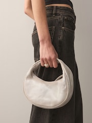 Gold Suede Mini Hand Held Bag - Image 1 of 9