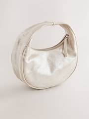 Gold Suede Mini Hand Held Bag - Image 5 of 9