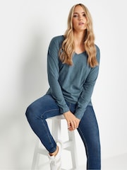 Long Tall Sally Pink Long Sleeve 100% Cotton T-Shirts 2 Pack - Image 3 of 8