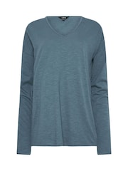 Long Tall Sally Pink Long Sleeve 100% Cotton T-Shirts 2 Pack - Image 7 of 8