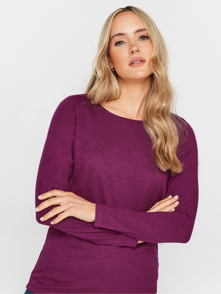 Long Tall Sally Scoop Neck 100% Cotton T-Shirts 2 Pack - Bild 2 von 8