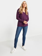 Long Tall Sally Long Sleeve 100% Cotton T-Shirts 3 Pack - Bild 3 von 8