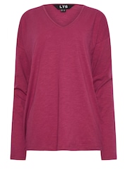 Long Tall Sally Long Sleeve 100% Cotton T-Shirts 3 Pack - Bild 6 von 8