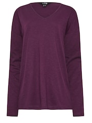 Long Tall Sally Long Sleeve 100% Cotton T-Shirts 3 Pack - Bild 7 von 8