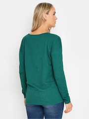 Long Tall Sally Langärmeliges T-Shirt mit V-Ausschnitt aus 100 % Baumwolle - Bild 4 von 5