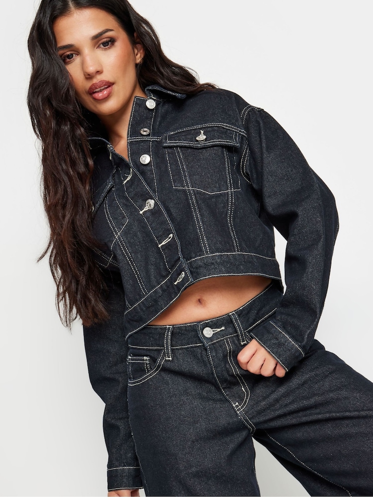 PixieGirl Petite Blue Denim Jacket - Image 1 of 6