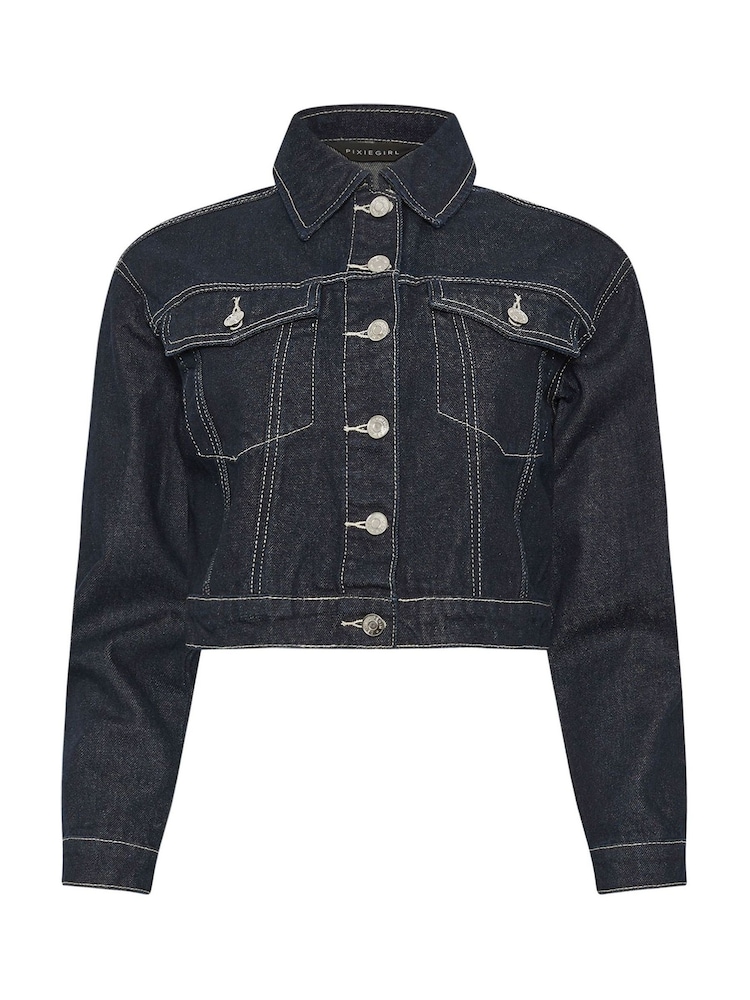 PixieGirl Petite Blue Denim Jacket - Image 6 of 6