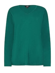 Pack de 2 camisetas de algodón 100 % y manga larga de Long Tall Sally - Imagen 8 de 8