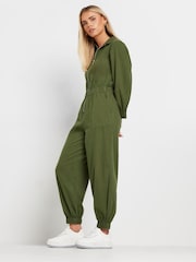 PixieGirl Petite Long Sleeve Zip Thru Jumpsuit - Imagen 2 de 4