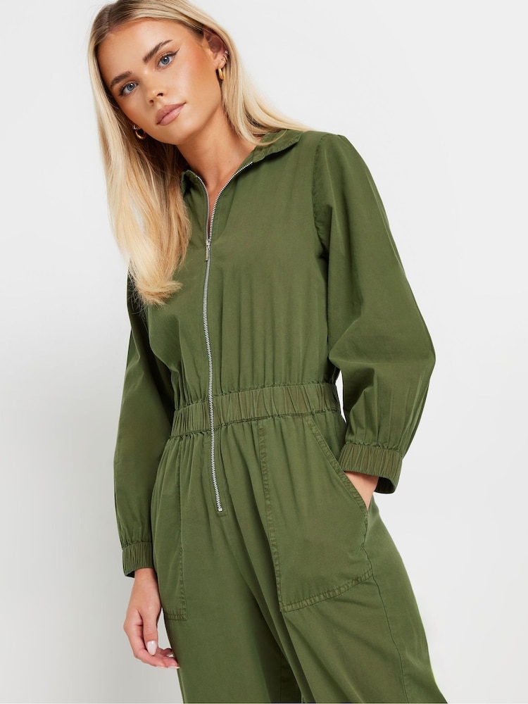 PixieGirl Petite Long Sleeve Zip Thru Jumpsuit - Imagen 4 de 4