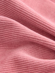 Pink Pull On Wide Leg Corduroy Trousers - Image 5 of 6