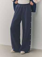 Navy Soft Jersey Popper Side Trousers - Image 3 of 8