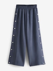 Navy Soft Jersey Popper Side Trousers - Image 6 of 8