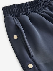 Navy Soft Jersey Popper Side Trousers - Image 7 of 8