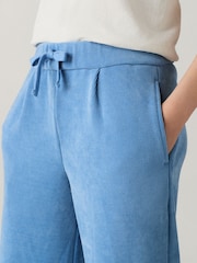 Blue Pull On Wide Leg Corduroy Trousers - Image 4 of 7