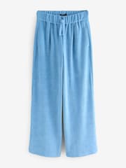 Blue Pull On Wide Leg Corduroy Trousers - Image 5 of 7