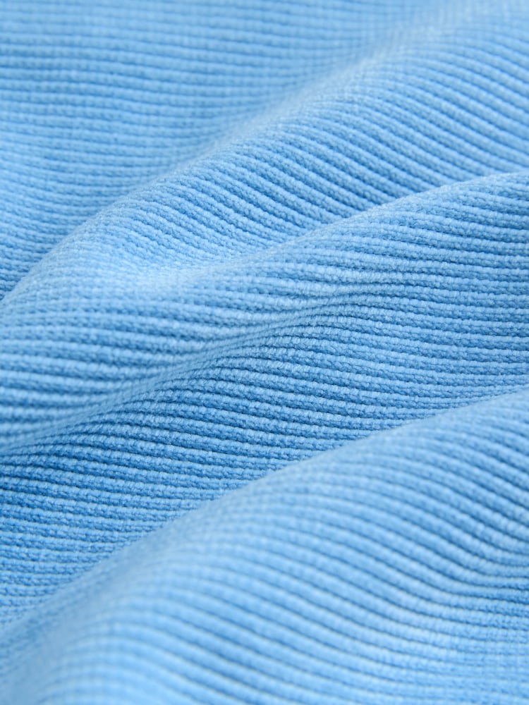 Blue Pull On Wide Leg Corduroy Trousers - Image 7 of 7 Blue Pull On Wide Leg Corduroy Trousers - Image 7 of 7