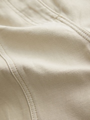 Ecru 100% Cotton Cargo Barrel Leg Trousers - Image 7 of 8