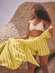 Yellow Striped Shorts - Image 3 of 8