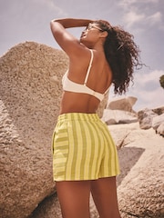 Yellow Striped Shorts - Image 4 of 8