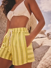 Yellow Striped Shorts - Image 5 of 8