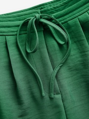 Bright Green Barrel Leg Crepe Trousers - Image 7 of 10