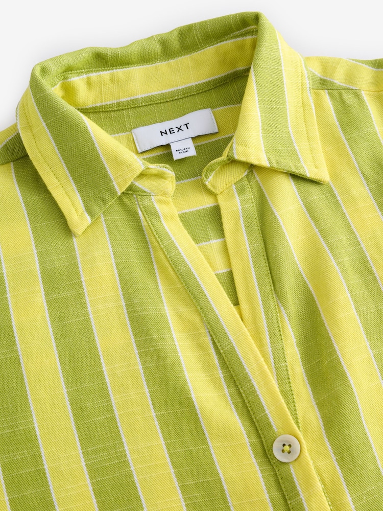 Yellow Long Sleeve Striped Shirt - Image 7 of 7