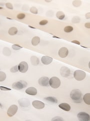 Ecru Spot Mesh Tulle Midi Skirt - Image 8 of 8