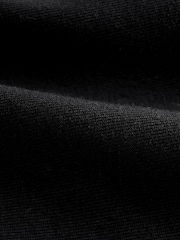 Schwarz - Premium-Jersey-Jogginghose mit weitem Bein - Bild 7 von 7