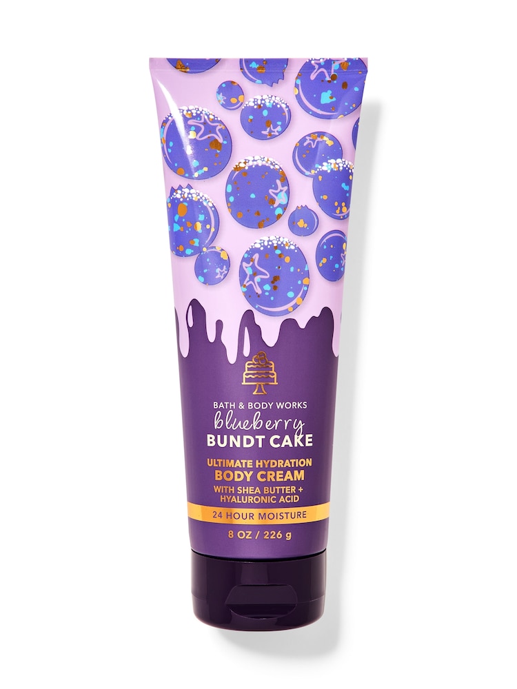 Bath & Body Works Blueberry Bundt Cake Ultimate Hydration Body Cream 8 oz / 226 g - Image 1 of 1