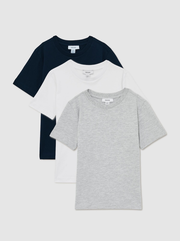 Reiss Honor 3 Pack 3 Pack Cotton Crew-Neck T-Shirts - Slika 1 iz 5
