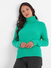 Tog 24 Green Womens Jesmin Knitted Jade Jumper - Image 1 of 5