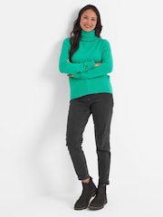 Tog 24 Green Womens Jesmin Knitted Jade Jumper - Image 2 of 5