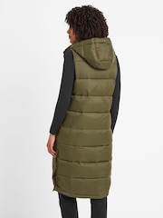 Tog 24 Green Newall Long Padded Gilet - Image 3 of 7