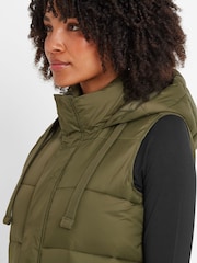 Tog 24 Green Newall Long Padded Gilet - Image 6 of 7