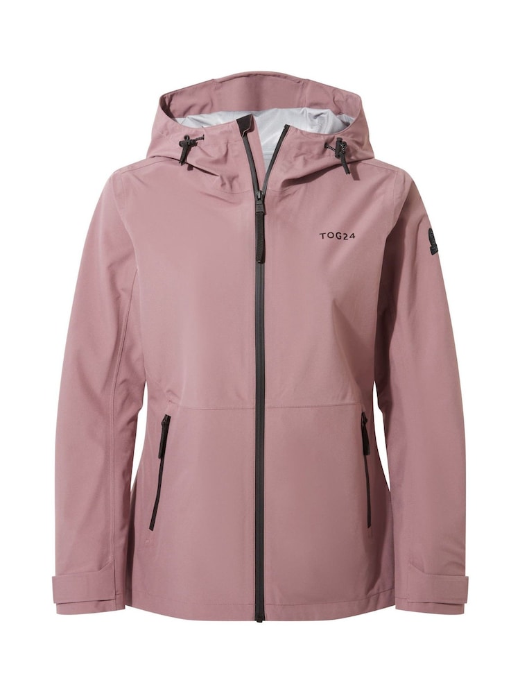 Tog 24 Pink Womens Glyder Waterproof Mauve Jacket - Image 7 of 7