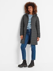 Tog 24 Grey Nanton Womens Long Down Jacket - Image 1 of 5