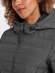 Tog 24 Grey Nanton Womens Long Down Jacket - Image 4 of 5